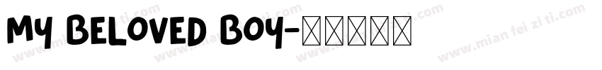 my beloved boy字体转换